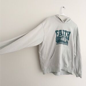 Elevated Faith- Light Blue Hoodie